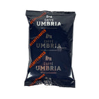 dark blue pouch with silver logo mezzanotte decaf